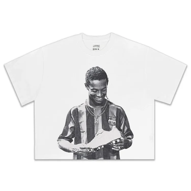 Ronaldinho #10 Soccer Print T-Shirt