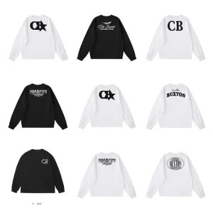 Cole Buxton Minimalist Letter Print Long Sleeve
