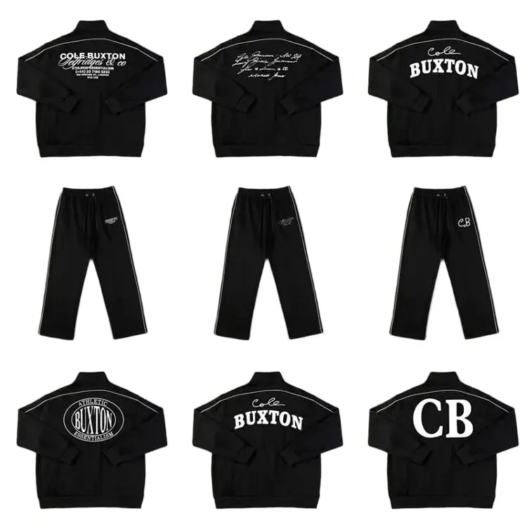 Fall/Winter Cole Buxton Minimalist Letter Print Sportswear Set