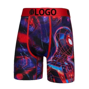 PSD Men’s Printed Running Boxer Briefs