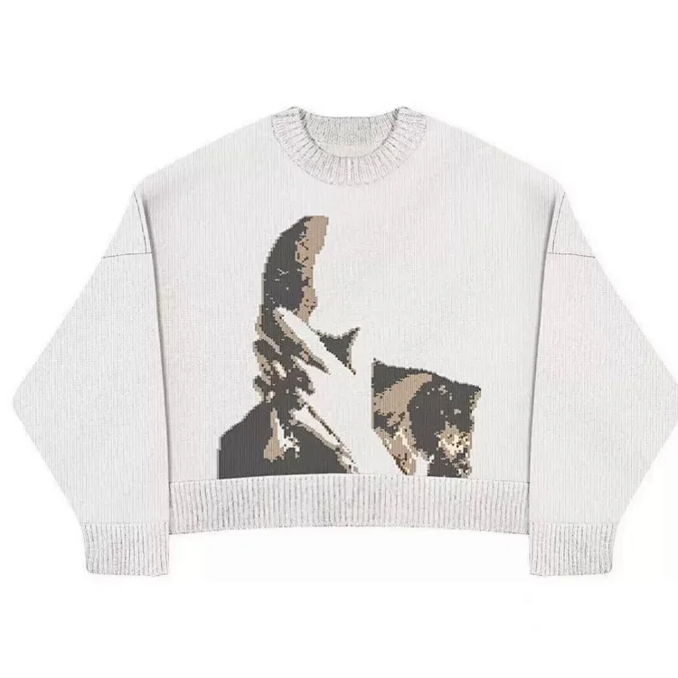 2026 Fall/Winter Loose Versatile Crew Neck Knit Sweater