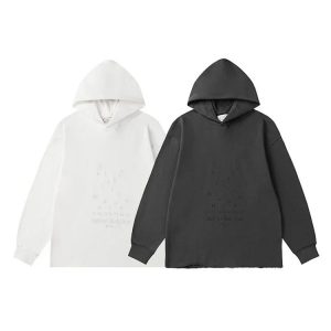 Maison Margiela Embroidered Letter Number Hoodie