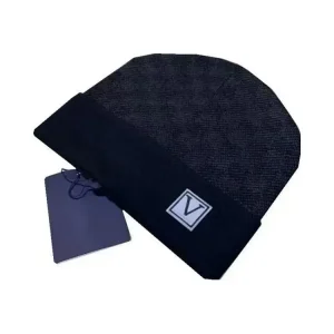 High Quality 1:1 LV Letter Winter Minimalist Knit Beanie