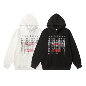 Maison Margiela Vintage Letter Print Hoodie