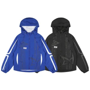 Mertra Patchwork Reflective UV Protection Windbreaker Jacket