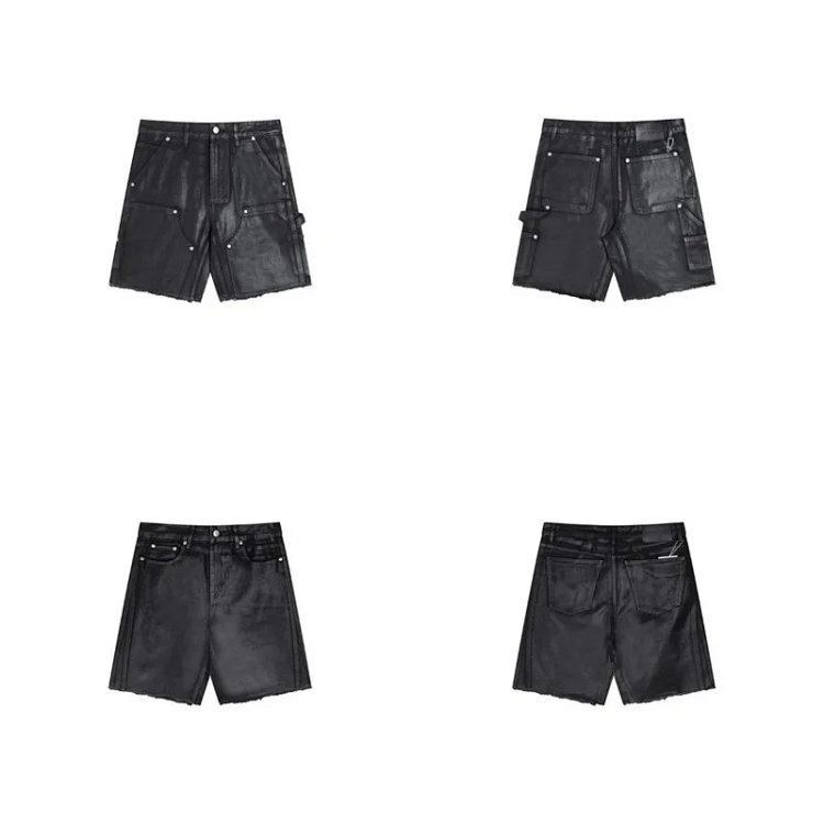 GALLERY DEPT Waxed Washed Denim Shorts
