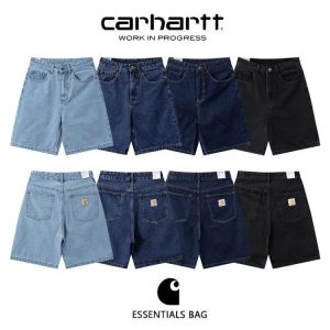 2026 New Carhartt Denim Cargo Shorts