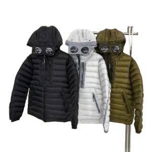 New CP Eyewear Triple-Zip Padded Jacket
