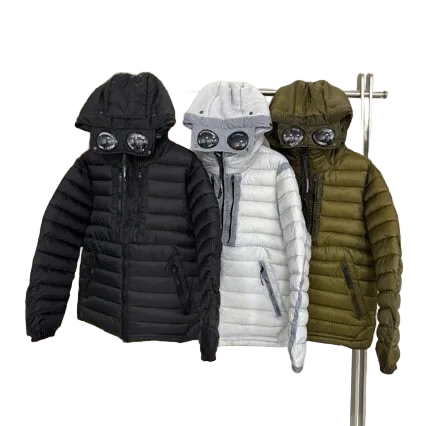 New CP Eyewear Triple-Zip Padded Jacket