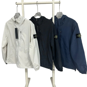 High Quality Stone Emblem Tech Windbreaker Jacket