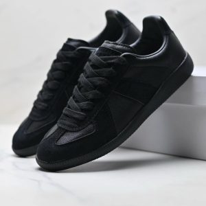Maison Margiela Replica Wedge Calfskin Low-Top Skate Shoes