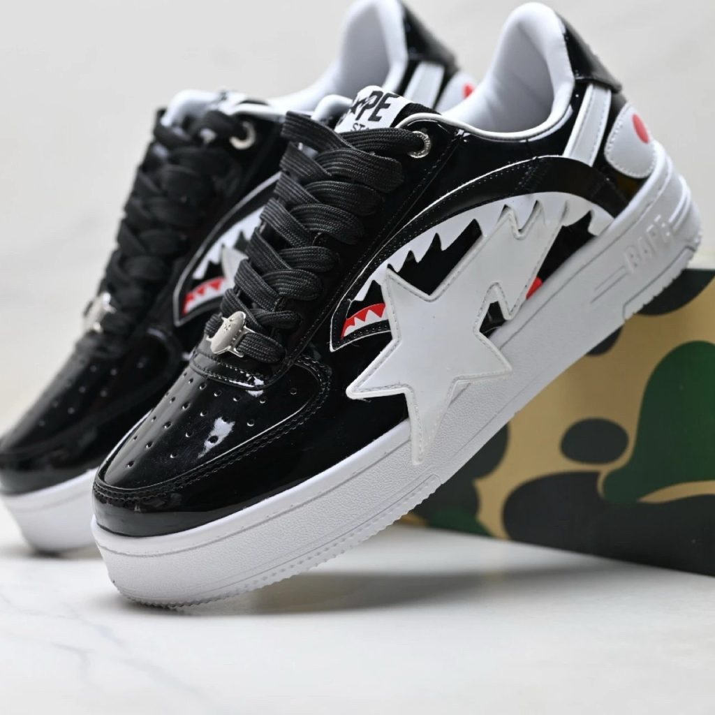 BAPE x Nike Air Force Low-Top Casual Skate Shoes