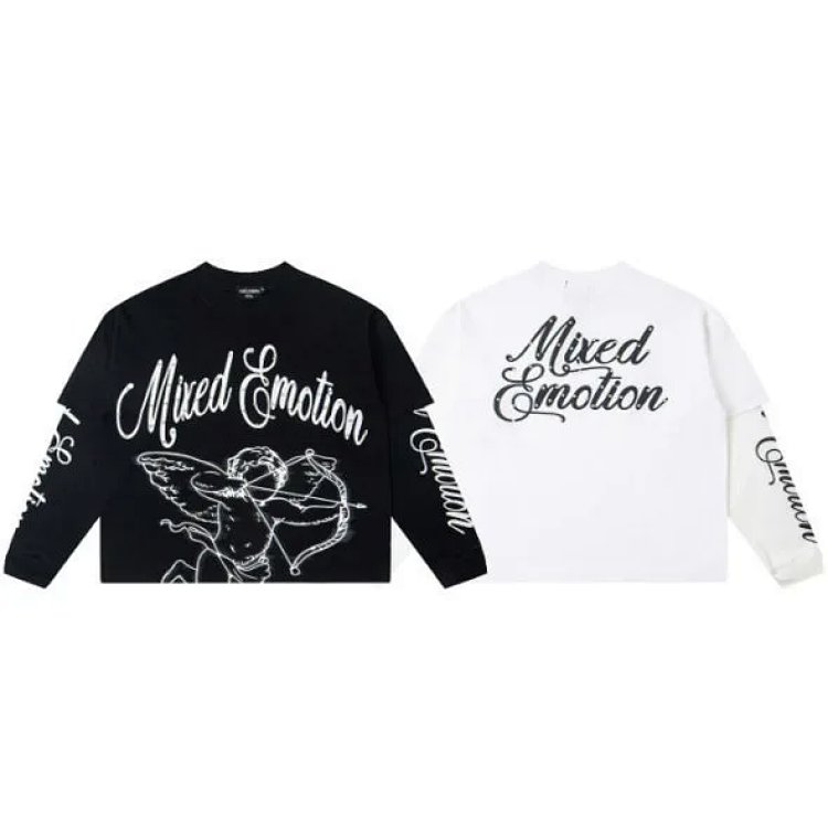 MIXED&EMOTION Archery Rhinestone Long Sleeve T-Shirt