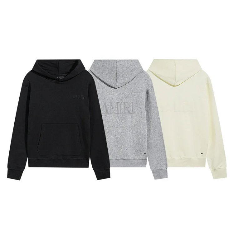 Amri Logo Embroidered Hoodie