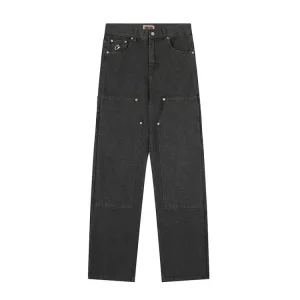 CORTEIZ High Street Hip-Hop Casual Straight Denim Jeans