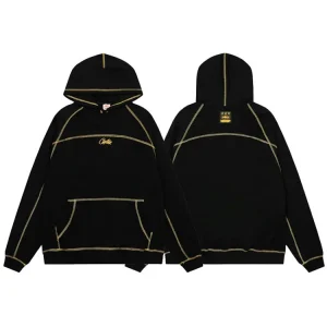 CORTEIZ Letter Print Pullover Hoodie