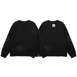 CORTEIZ Casual Letter Graphic Long Sleeve