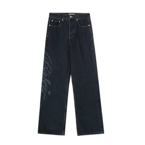 CORTEIZ Letter Straight Denim Jeans