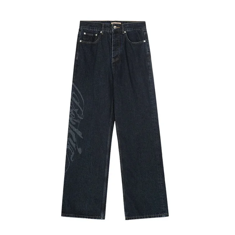 CORTEIZ Letter Straight Denim Jeans