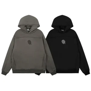 Mertra Casual Double-Layer Hood Zip Pocket Hoodie