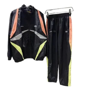 CORTEIZ Embroidered Stand Collar Windbreaker Set
