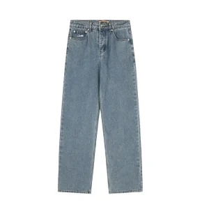 CORTEIZ Casual Letter Straight Denim Jeans