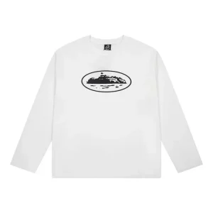 CORTEIZ Letter Color-Block Long Sleeve T-Shirt