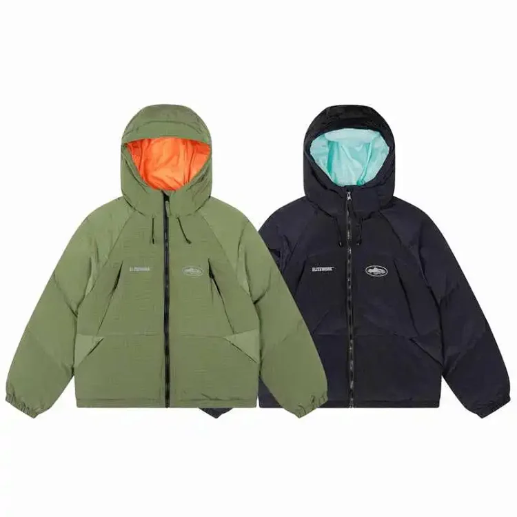 CORTEIZ Letter Zip-Up Hooded Jacket