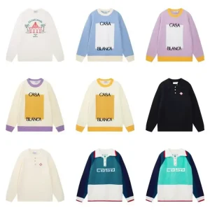 Streetwear Letter Logo Crewneck Knit Sweater