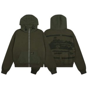 CORTEIZ Cartoon Graphic Zip-Up Hoodie