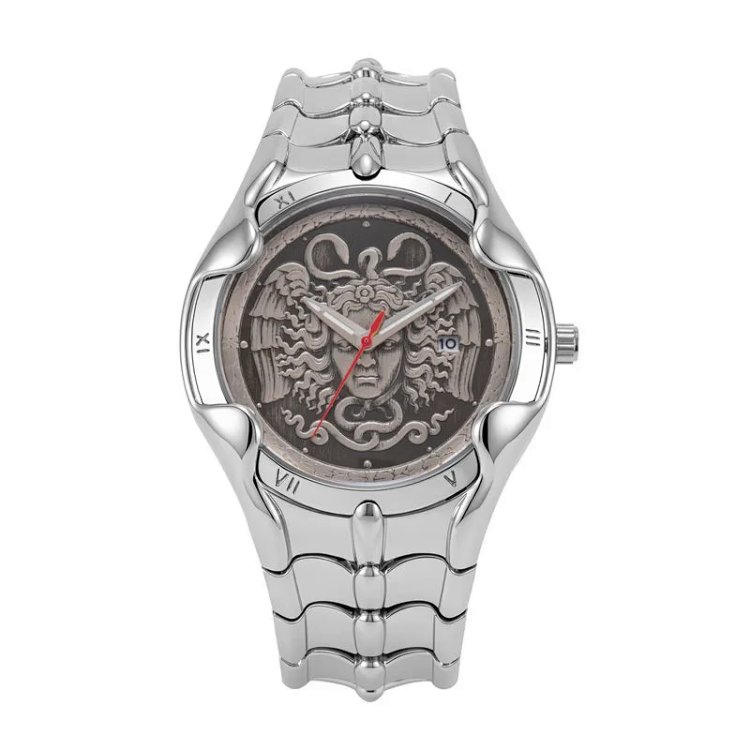 New Y2K Vintage Embossed Medusa Quartz Waterproof Watch