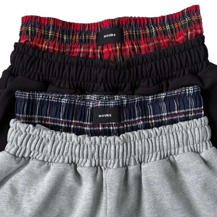 Street Hip-Hop Loose Casual Double Waistband Pants