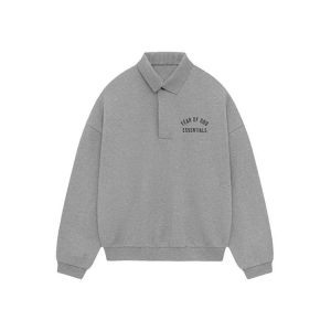 FOG ESSENTIALS Letter Fleece-Lined Hoodie