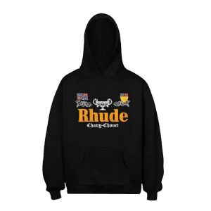 RHUDE Geometric Pattern Hoodie