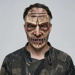 Halloween Half-Face Horror Nail Mask