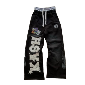 Streetwear Embroidered Sports Pants