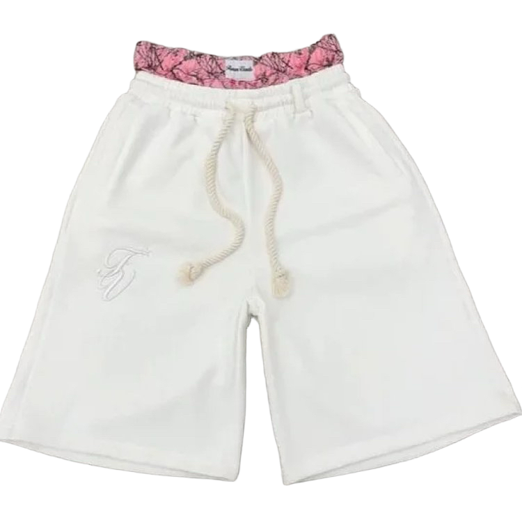 Streetwear Double Waist Loose 3/4 Casual Shorts